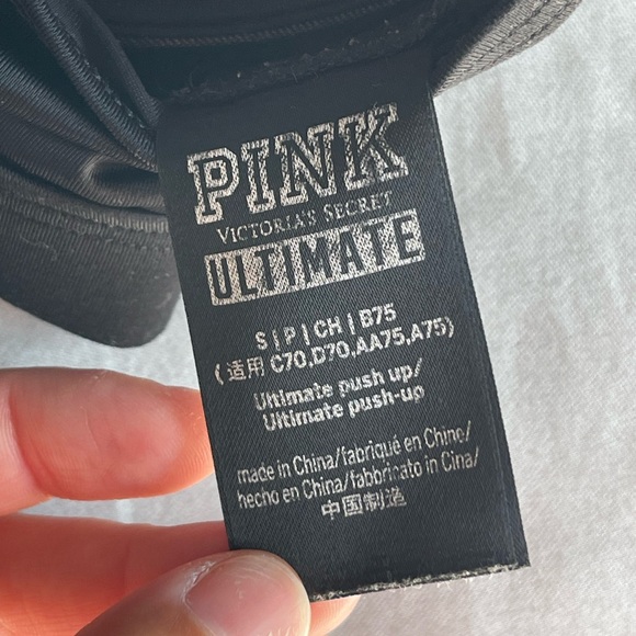 Victoria Secret PINK Sports Bra with Front Zipper - Size S - Picture 4 of 4